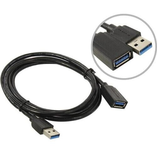 USB 3.0 A -> A Vention VAS-A45-B удлинитель vention usb usb vas a45 b 1 м черный