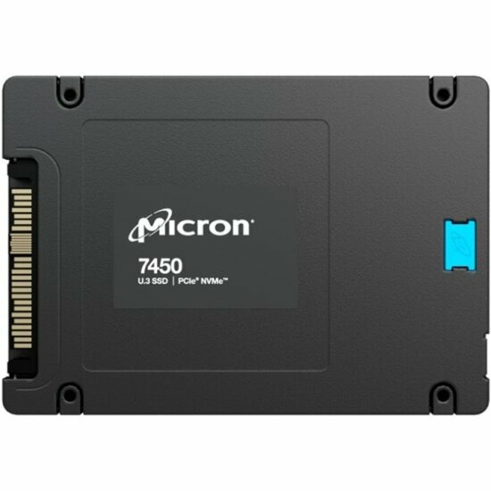 Накопитель SSD Micron 7450 PRO, 7,68TB, 2.5"(U3 15mm) NVMe, PCIe 4.0 x4, 6800MB/s/5600MB/s, 176-layer 3D TLC NAND (MTFDKCC7T6TFR-1BC1ZABYY)