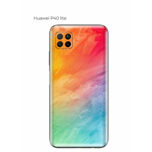 Гидрогелевая пленка на Huawei P40 lite на заднюю панель защитная гидрогелевая пленка для huawei p40 lite e на заднюю поверхность