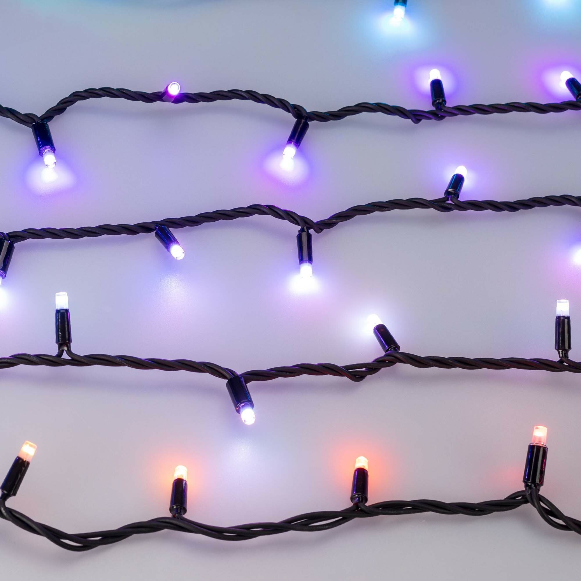 10м. Уличная гирлянда нить RGB Ardecoled 24V ARD-String-Pro-10000-Black-100Led-Live RGB-DMX (31750) - фото №2