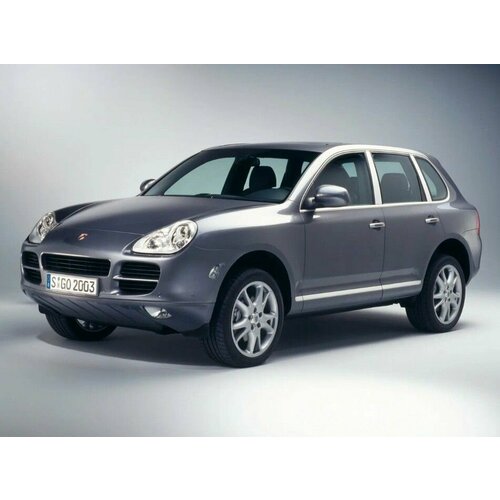 Стекло для фары Porsche Cayenne 955 2002 - 2007 г. в. левое, правое (комплект из 2 шт.)