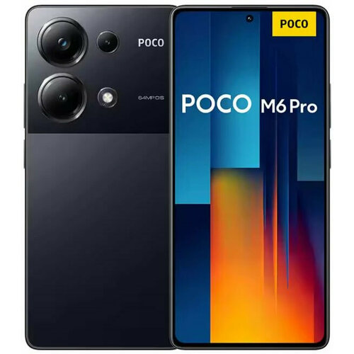 Смартфон Xiaomi Poco M6 Pro 12512 Black Черный 2024 Global Dual nano SIM 24380₽