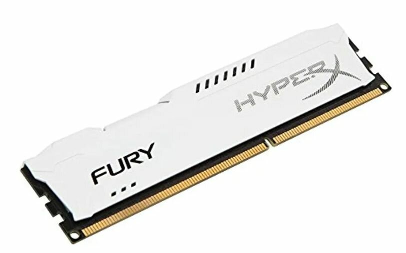 Оперативная память HyperX Kingston Fury DDR3 4 Gb 1333 MHz (HX313C9FB/4) белая