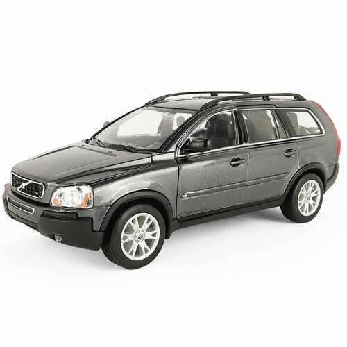 Машинка WELLY 1:24 Volvo XC90 серый welly модель машины 1 32 volvo xc90 бордо 39884