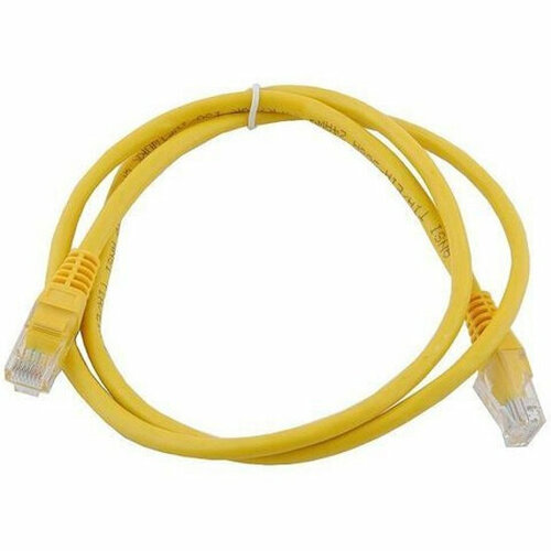 Патч-корд UTP FOXNET кат. 5e 0,5M AWG24 желтый