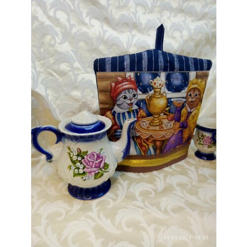 Грелка на чайник хлопок 29х30см.