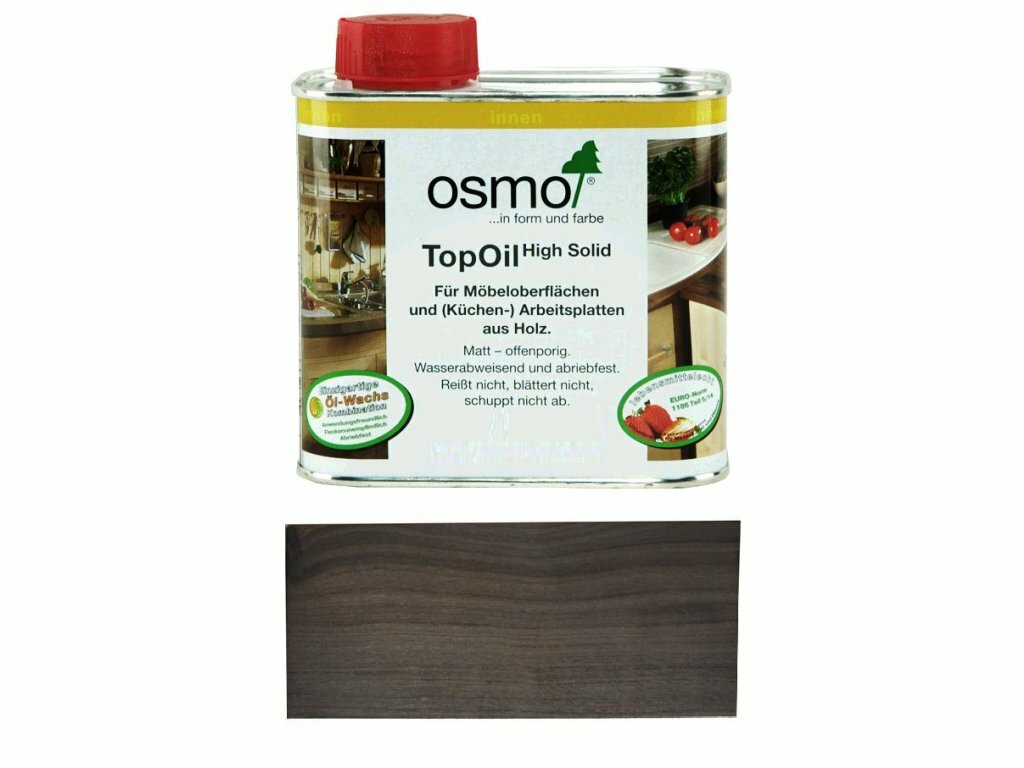 Масло-воск OSMO TopOil матовое 3039 Графит 0.5 л