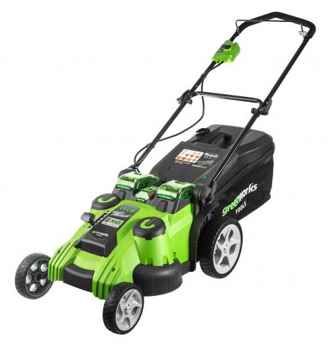 Газонокосилка GREENWORKS G40LM49DBK4 TwinForce, 40v, 49 см,1хАКБ 4 Ач и ЗУ