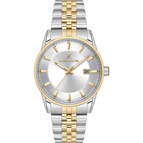 наручные часы daniel klein premium золотой серебряный Наручные часы Daniel Klein Premium, серебряный, золотой