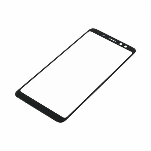 Стекло модуля + OCA для Samsung A530 Galaxy A8 (2018) черный шлейф для samsung a530 galaxy a8 2018 на кнопку включения