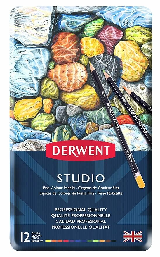 Набор цветных карандашей "Derwent Studio" 12 штук