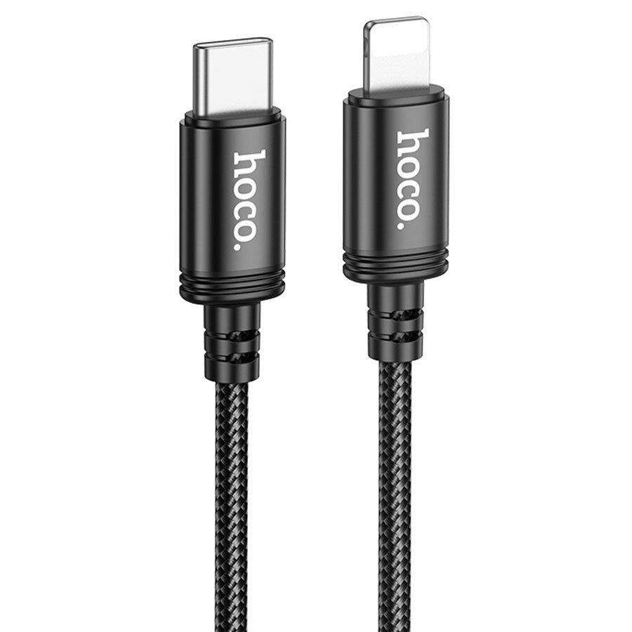 Кабель USB-C HOCO X89 Wind Type-C - Lightning 20W 1 м черный