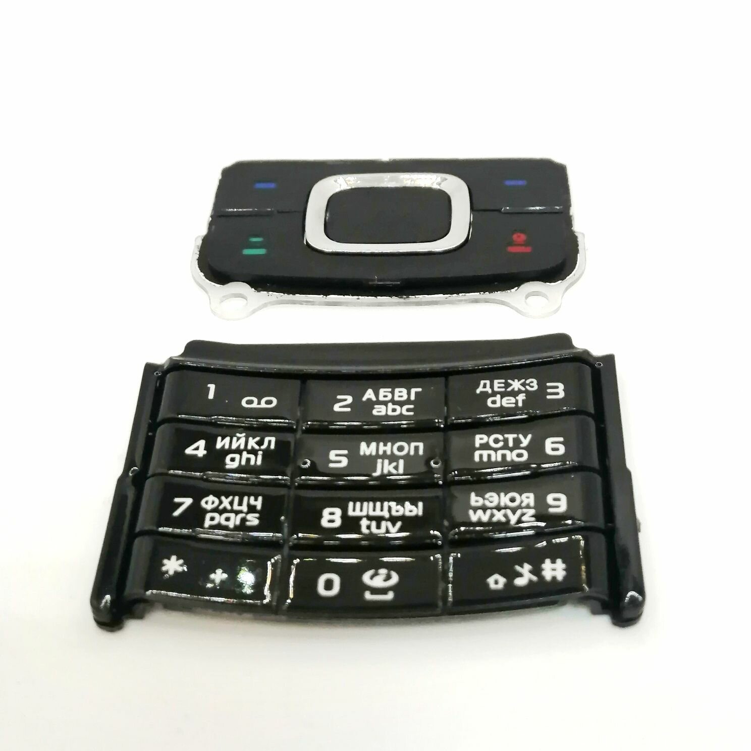 Клавиатура N 6500s черная/серебристая (2 части)