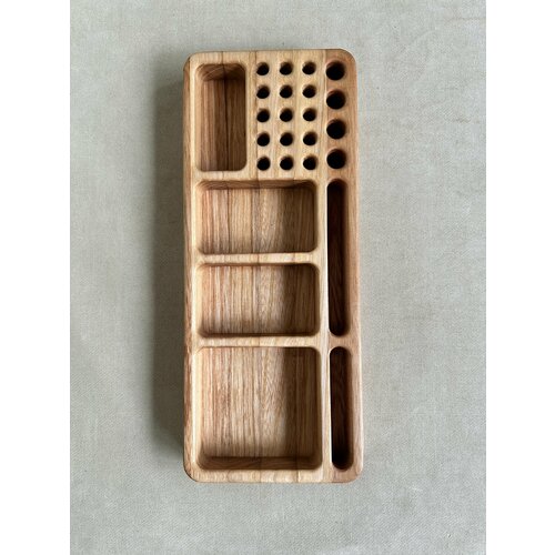 Органайзер настольный №5 карагач светлый, 33*13,5*3 см