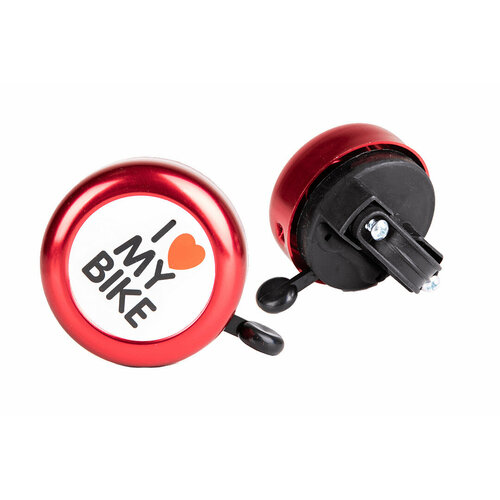 Звонок велосипедный I love my bike красный 45A-01 1100 45A-01 568₽