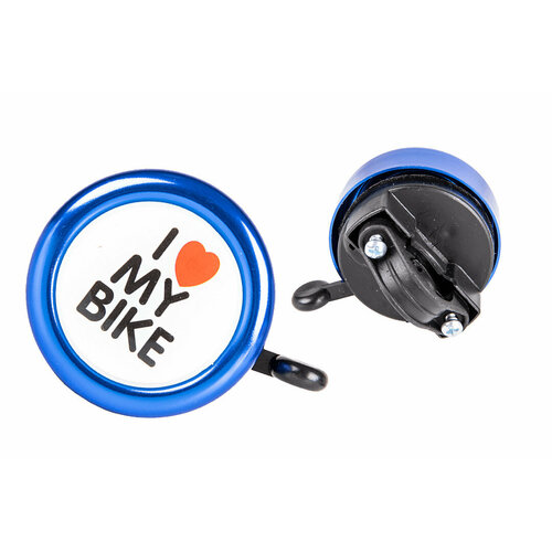 Звонок велосипедный I love my bike синий 45A-09 1100 45A-09 568₽