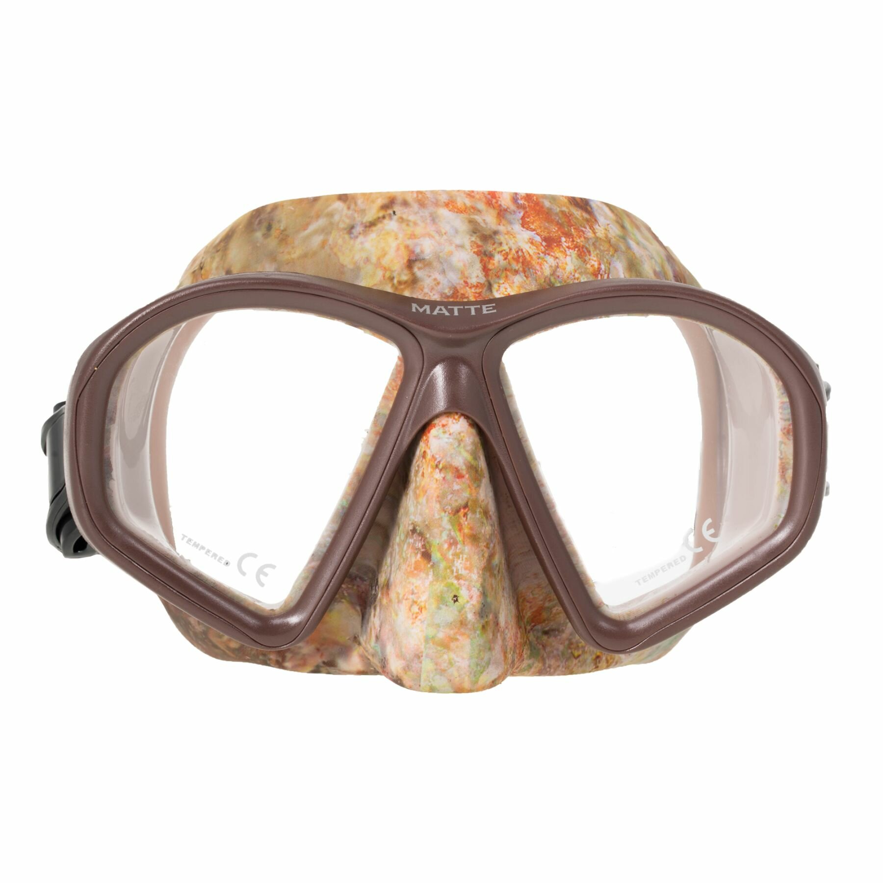 Маска Marlin MATTE Brown Camo 2, коричневый
