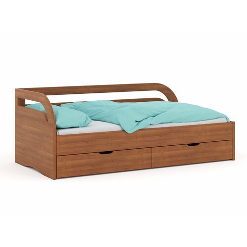 Кровать Бруклин донской орех 90х200 с выкатными ящиками 36990₽