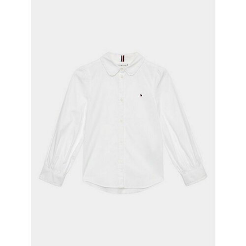 Рубашка TOMMY HILFIGER, размер 14Y [METY], белый рубашка tommy hilfiger размер 14y [mety] белый