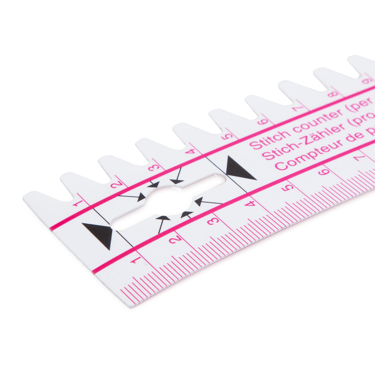 Линейка закройщика, размер 21,5 х 4,5 см, пластик, 1 штука, Айрис — фото 1