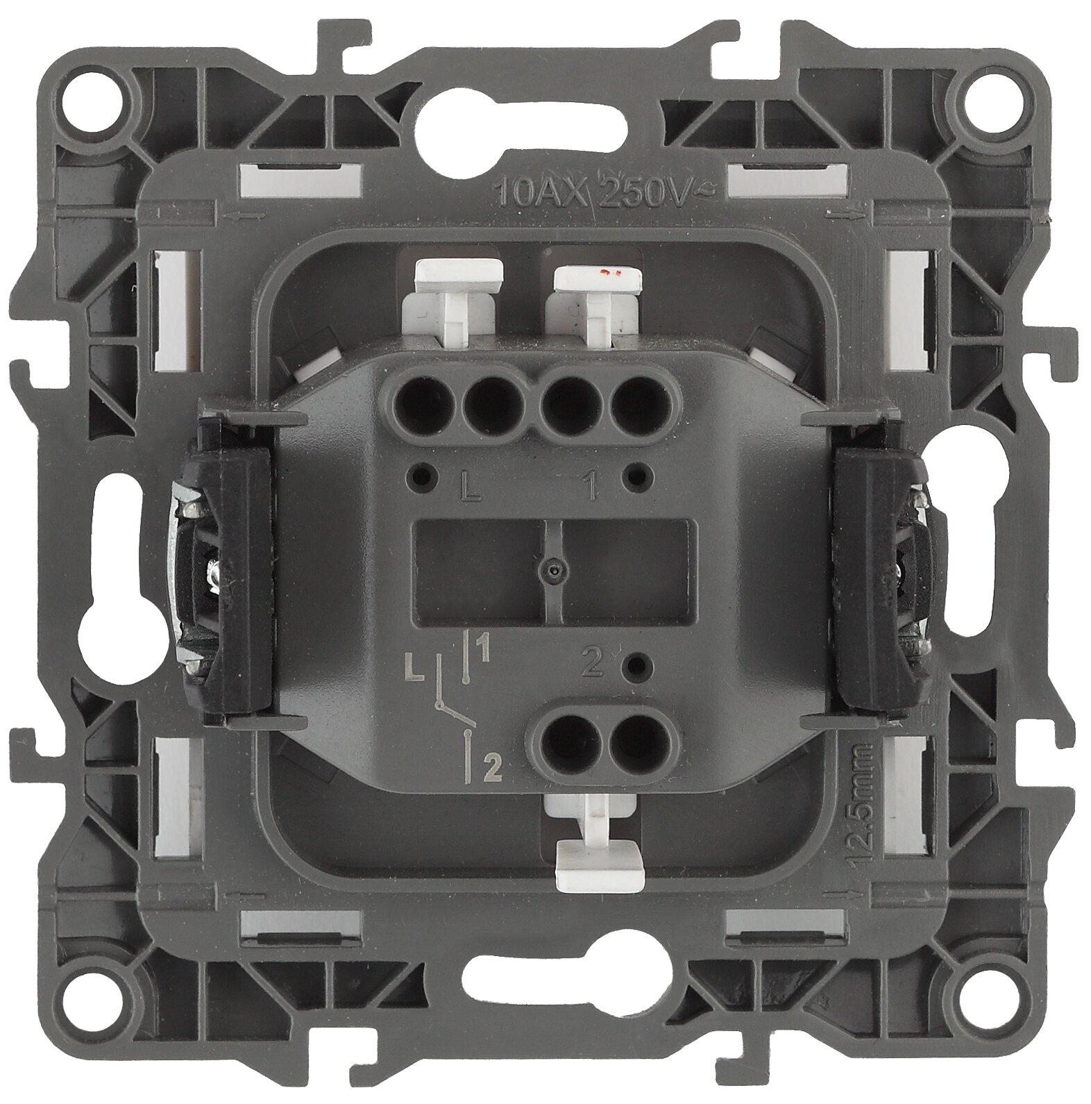 Переключатель одноклавишный ЭРА 12 10AX 250V 12-1103-06 Б0014644 - фото №2