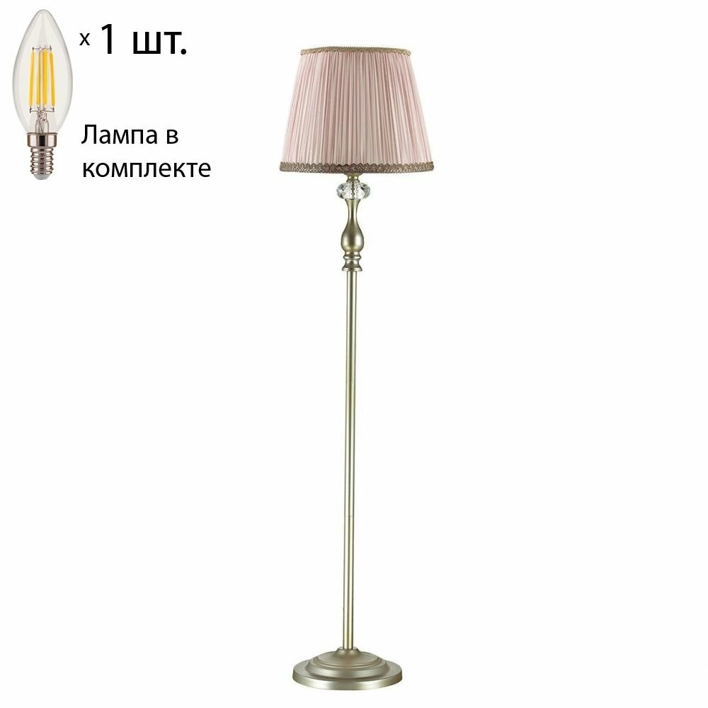 Торшер с лампочкой Odeon Light Aurelia 3390/1FLamps E14 Свеча