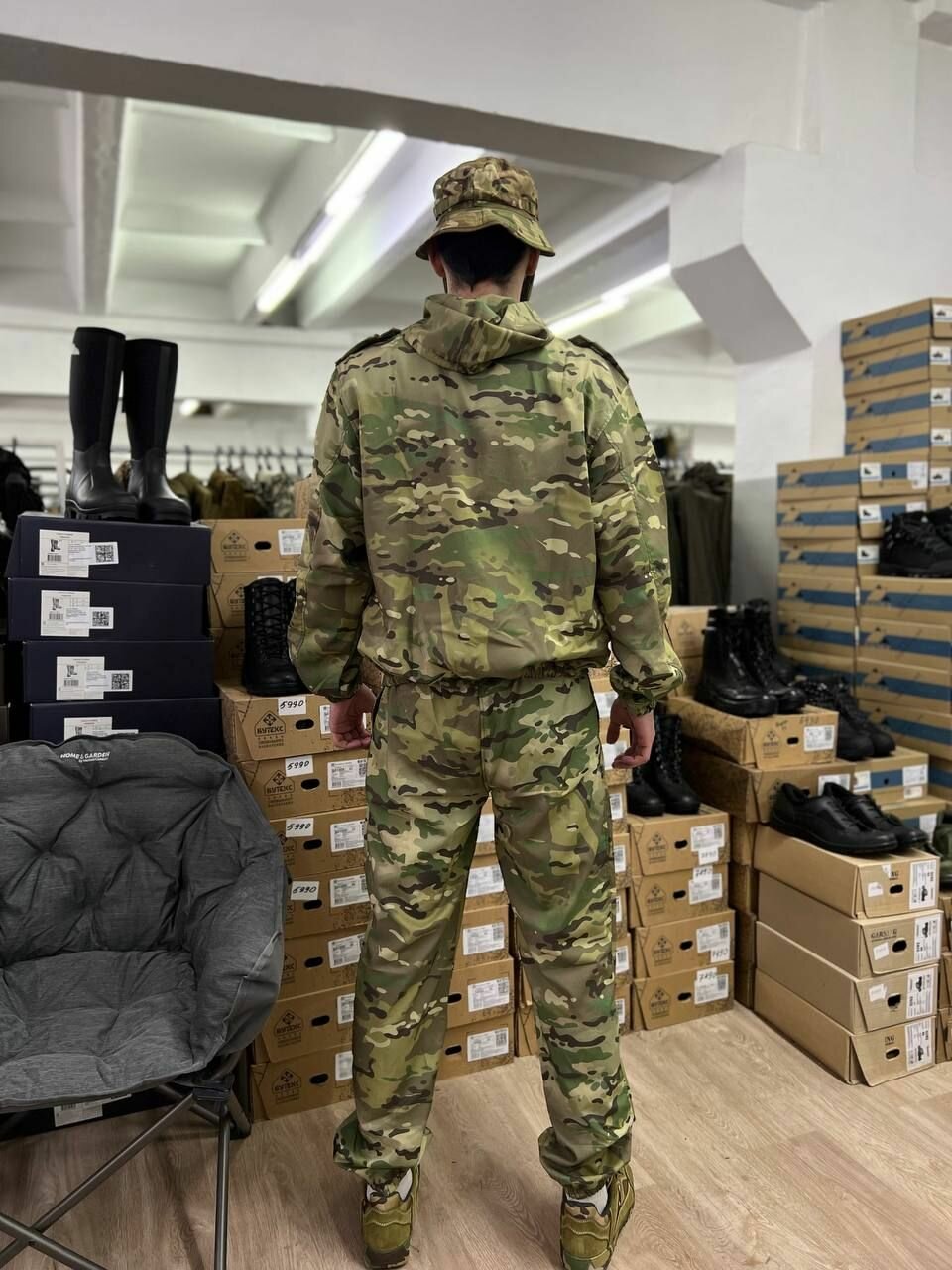 Комплект одежды ГОРЕЦ, размер 46/170-176, бежевый — фото 1