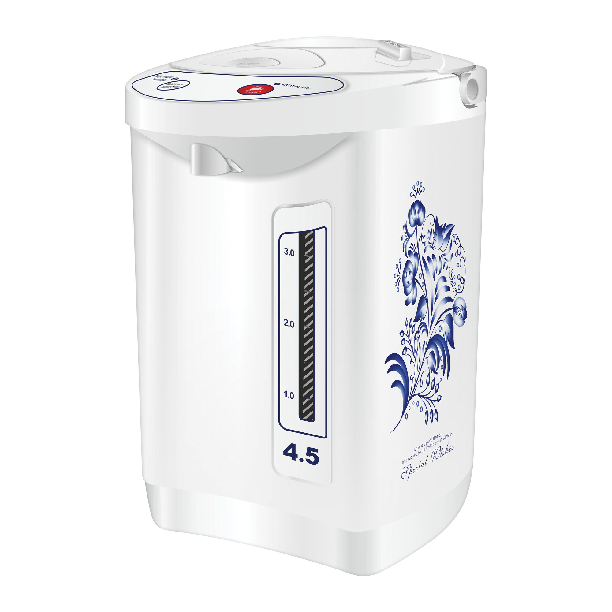 фото Термопот OPTIMA AP-453CGZ белый 'гжель'