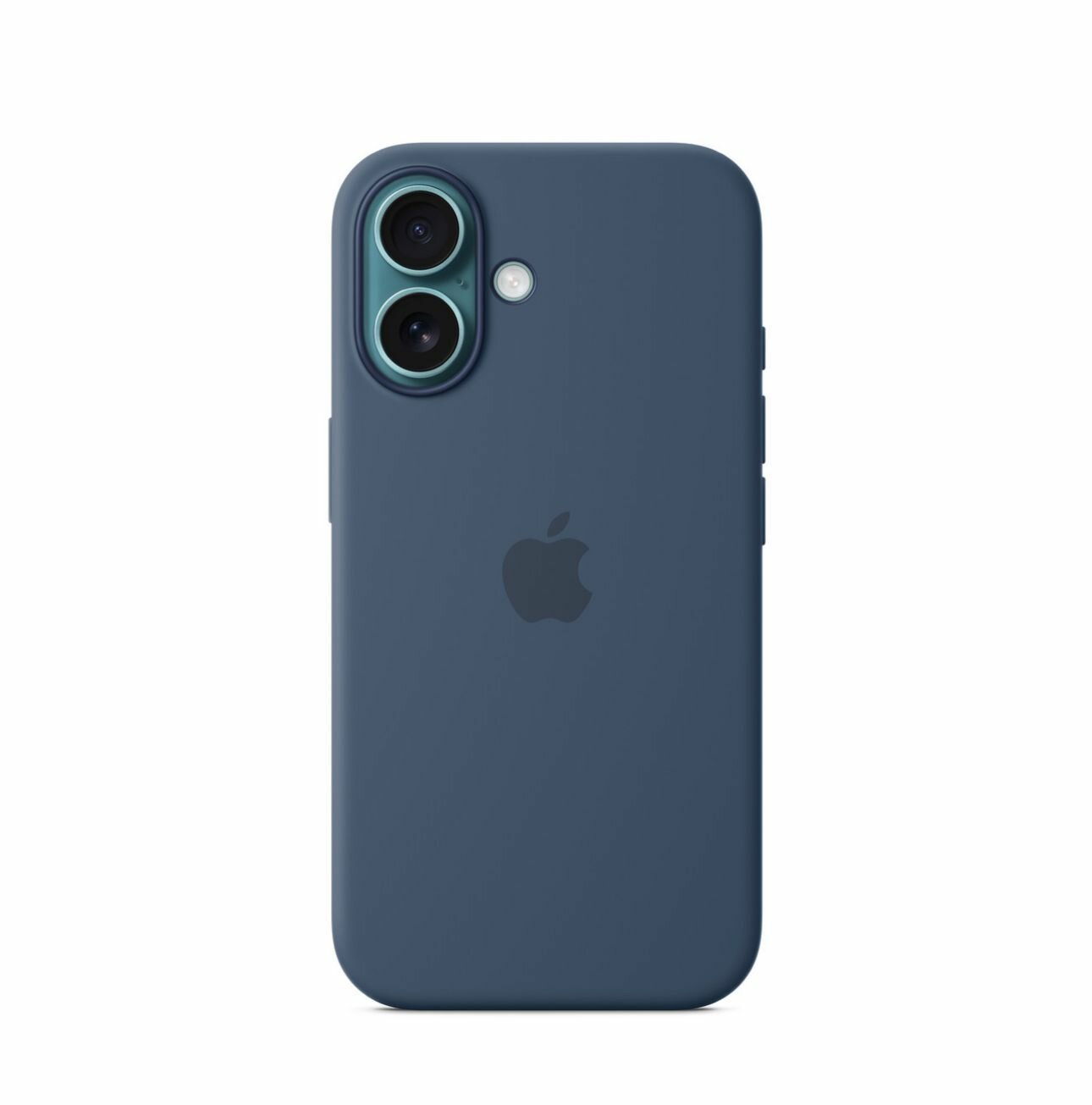 Чехол силиконовый с MagSafe Silicon Case for iPhone 16 Denim / синий — фото 1