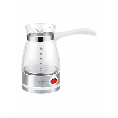 Турка электрическая стеклянная кофеварка 600 мл 1024₽