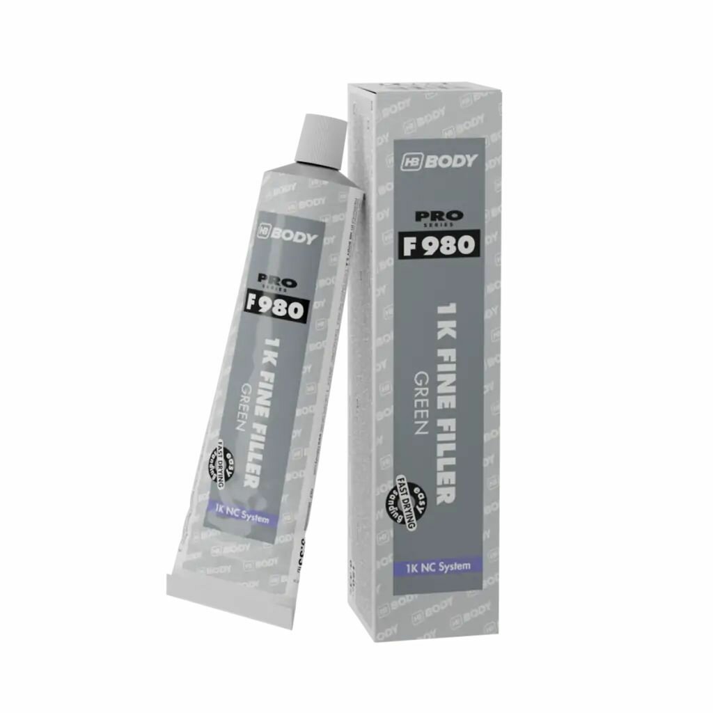 Шпатлевка финишная HB BODY F980 1K FINE FILLER зеленый тюбик 150г