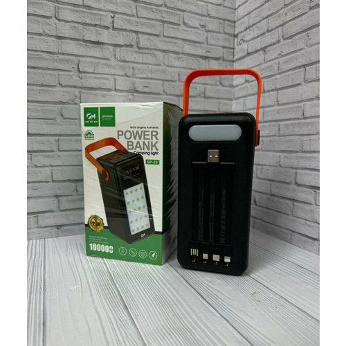 Внешний аккумулятор для телефона зарядное устройство повербанк power bank powerbank 100000 mah быстрая зарядка черный 3590₽