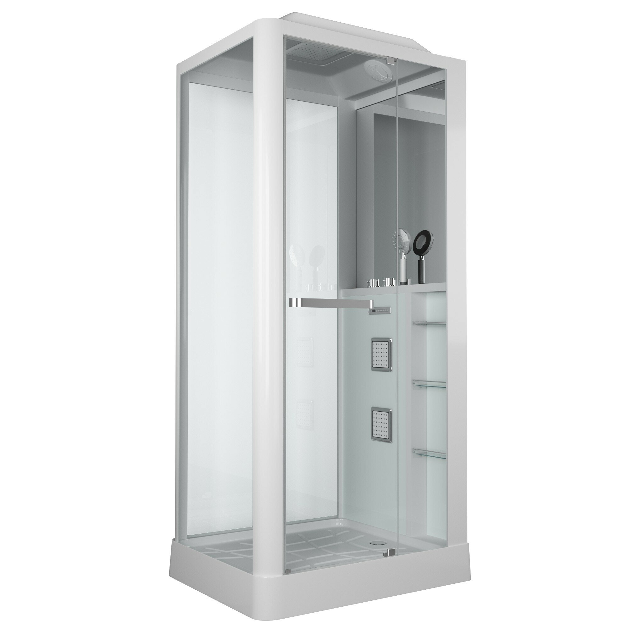 Душ. каб. GR122 (80x100x225) GROSSMAN 3 места