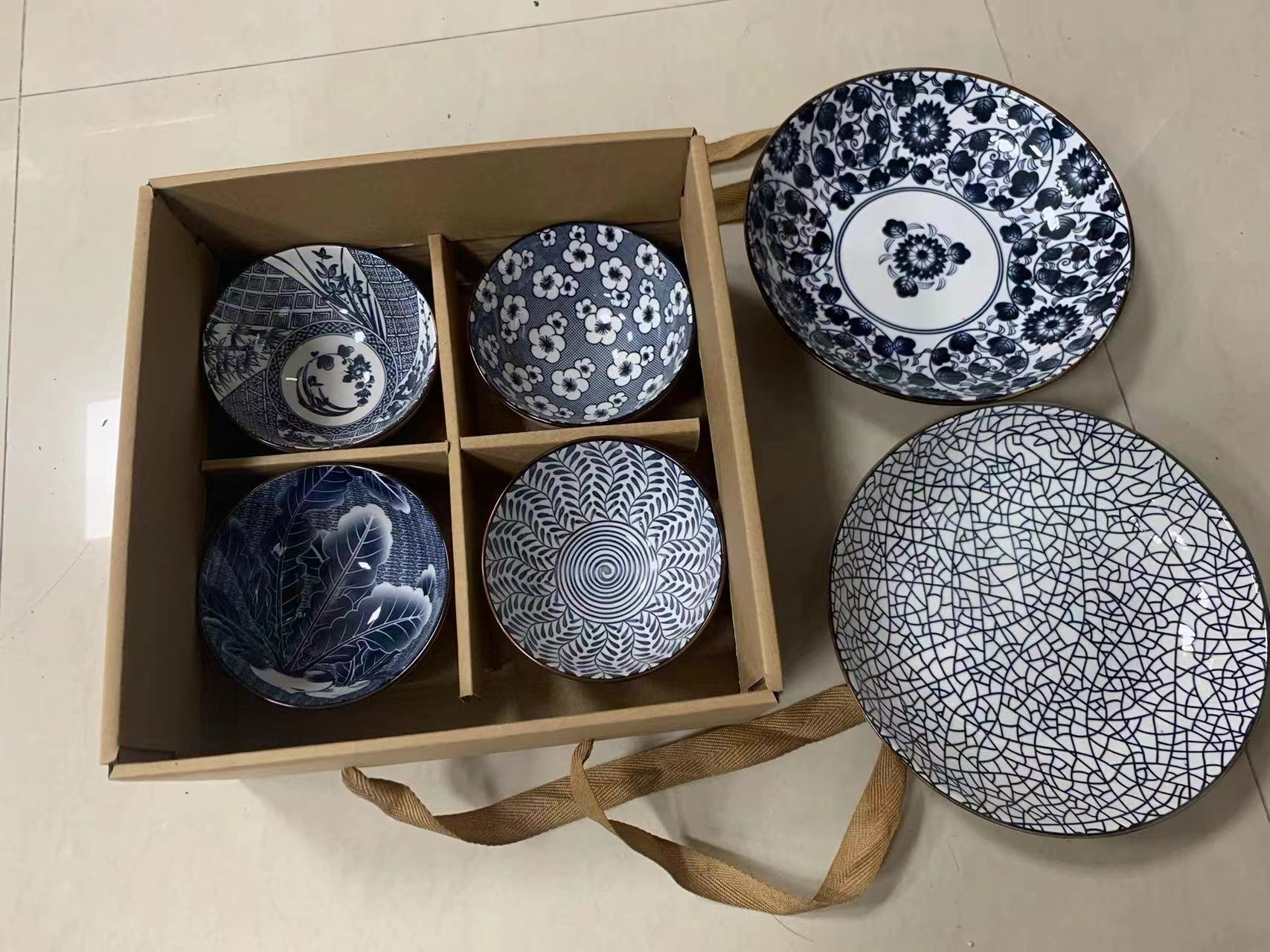 Набор тарелок в подарочной упаковке Homium Japanese Collection (4 пиалы+2 тарелки)