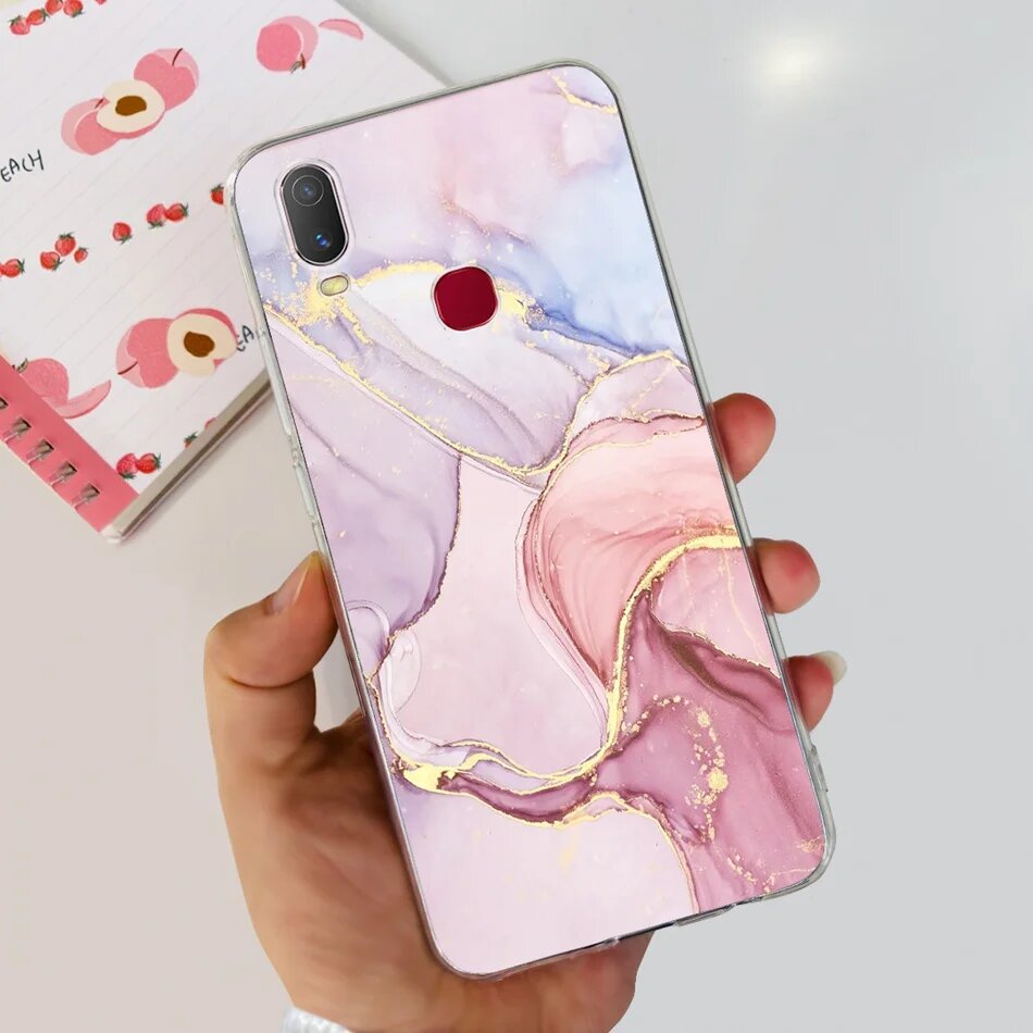 Модный Элегантный мягкий силиконовый чехол из ТПУ для телефона Vivo Y11 чехол Vivo Y12i для Vivo 1906 1906_20 VivoY11 2019
