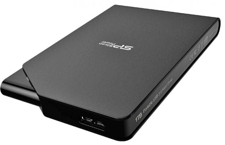 Silicon Power S03 Stream USB 3.0 1Tb (черный) - фото №1