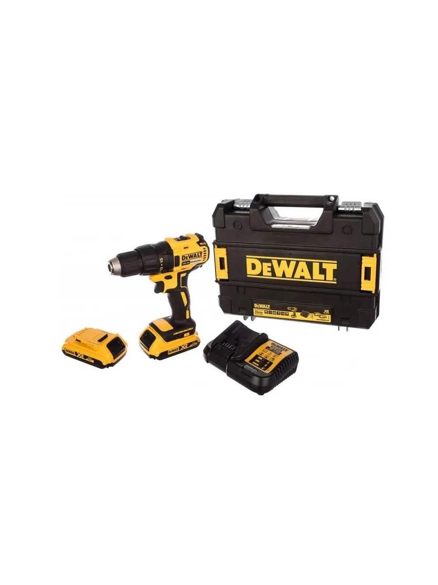 Пневмодрели Дрель-шуруповерт DEWALT DCD777D2T-QW аккум. патрон: быстрозажимной