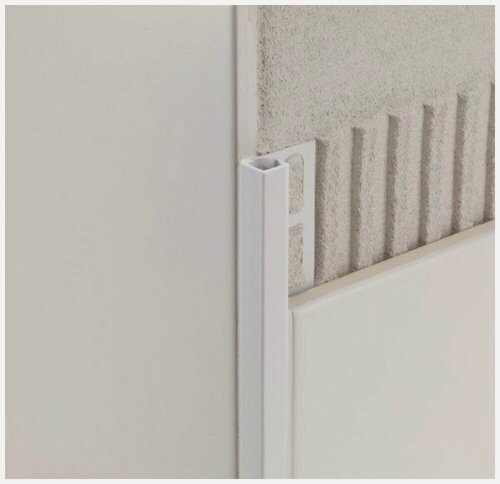 Изображение товара PROJOLLY SQUARE Алюминиевый профиль белый глянец размер 10 мм длина 2.7 метра. PROGRESS PROFILES. PJQSA 10-01