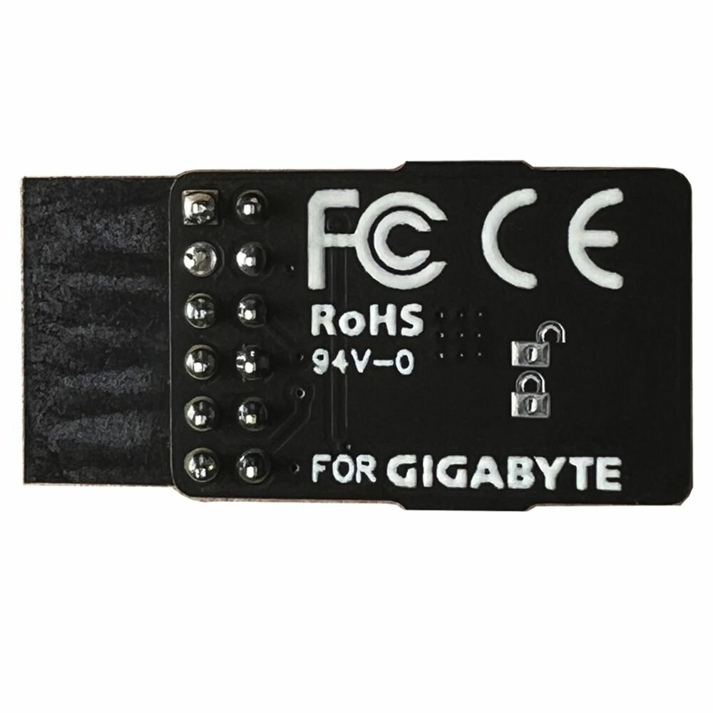 Модуль tpm 2.0, подходящий для модуля gigabyte gc-tpm2.0 spi tpm (12-контактный разъем 12-1)