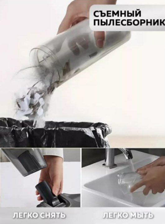 Пылесос Enchen Vacuum Cleaner V1, вертикальный, сухая уборка, контейнер 1.2л — фото 1