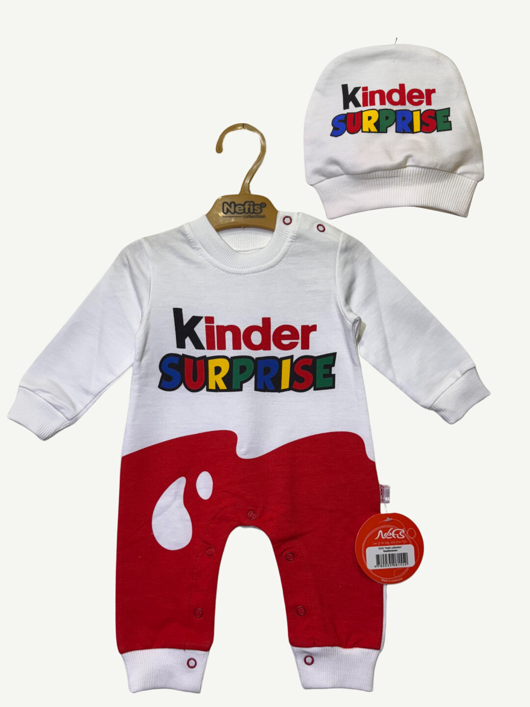 Комбинезон , размер 80, белый — фото 1