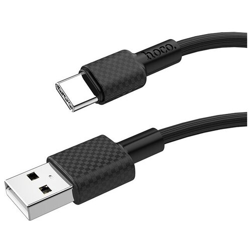 Кабель USB HOCO X29 Superior, USB - Type-C, 2.0А, 1м, черный кабель usb hoco x29 superior usb type c 2 0а 1м черный