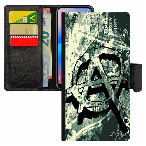 фото Чехол-книжка на телефон galaxy s7 edge, "анархия" панк anarchy utaupia