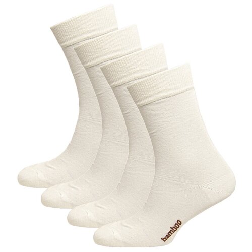 фото Мужские носки status, 4 пары, классические, размер 39-41, белый
