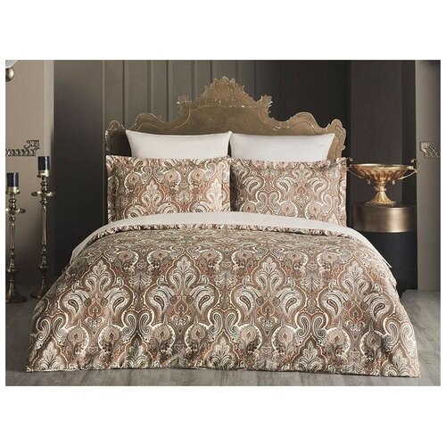 фото Постельное белье из печатного сатина karna royal евро