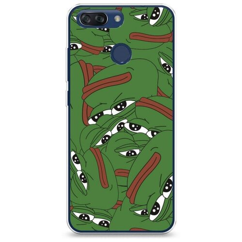 фото Силиконовый чехол "печальный frog" на zte zte blade v9 vita / зте блейд v9 вита case place