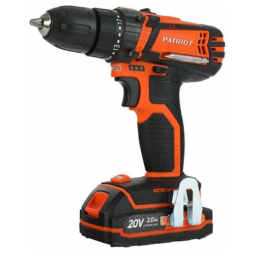 Дрель-шуруповерт PATRIOT BR 201UES 20 В Li-Ion 2х2 Ач 2530 Нм 3501350 обмин БЗП 1200900₽