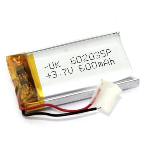фото Аккумулятор li-pol (батарея) 6*20*35мм 2pin 3.7v/600mah oem