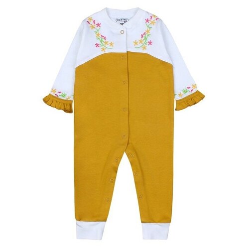 BONITO KIDS Комбинезон детский, цвет горчичный, рост 68 см