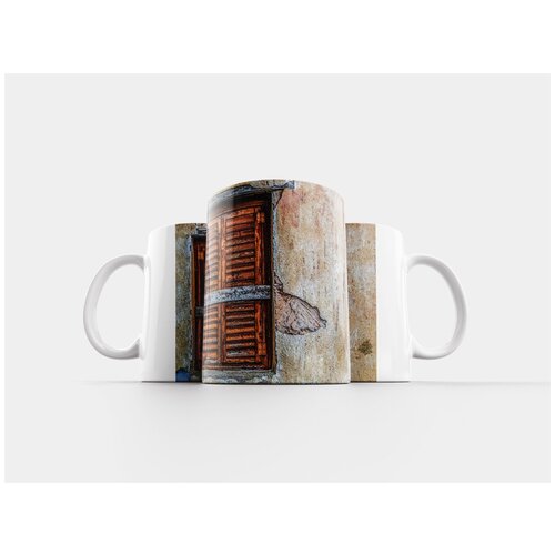 фото Кружка "старый дом, заброшенный, стена" 320 мл lotsprints